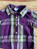 Purple Healthtex Button Down, 18M