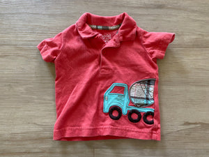 Carter's Cement Truck Polo, 0-3M