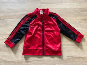 Healthtex Red/Black Zip Up, 18M