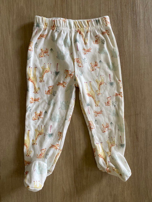 Kyle & Deena Safari Footie Pants, 6-9M