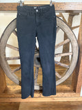 Lee Riders, Black Midrise Bootcut Jeans, Size 4