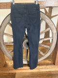 Lee Riders, Black Midrise Bootcut Jeans, Size 4