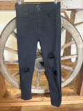Wild Fable, High Waisted, Skinny Distressed Jeans, Black, Size 2