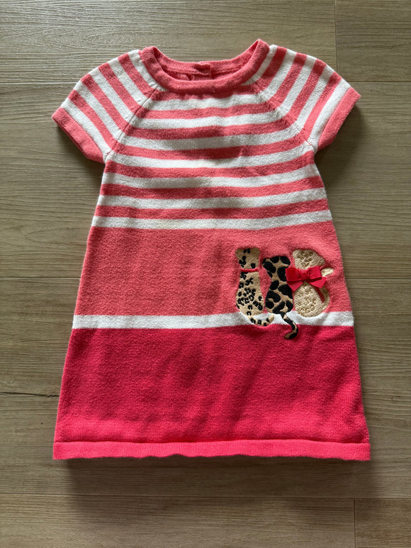 gymboree Cheetah Sweater Dress, 12-18M