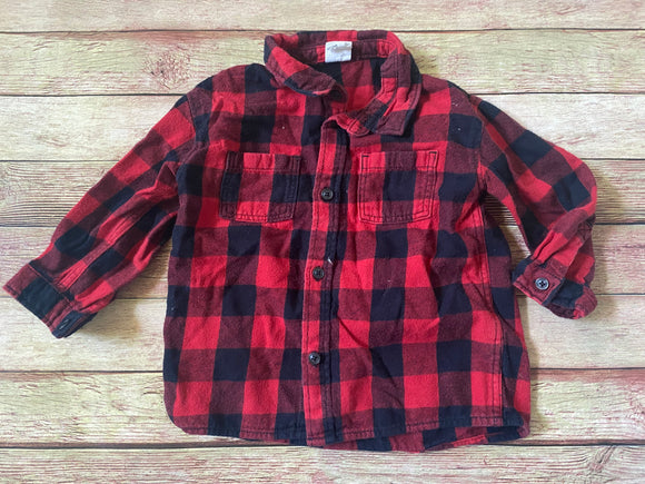 Buffalo Plaid Flannel, 9-12M