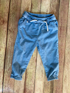 Light Blue Loose Pants, 12M