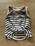 Boutique Camo, Striped Tank, 2XS (6-12M)