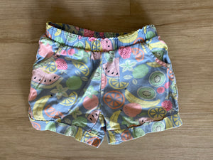 Wonder Nation Fruit Shorts, S(6-6X)