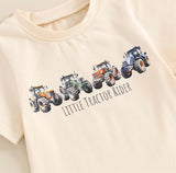 Boutique 'Little Tractor Rider' Shorts Set, 12-18M & 18-24M