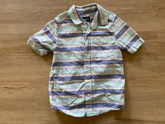 Children's Place Striped Button Down, S(5/6)