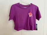 NWT Columbia Purple, Flower Top, M(10-12)