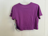 NWT Columbia Purple, Flower Top, M(10-12)