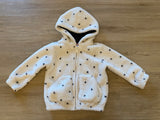 Hanna Andersson Fuzzy Polka Dot Jacket, 90 (3T)