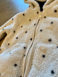 Hanna Andersson Fuzzy Polka Dot Jacket, 90 (3T)