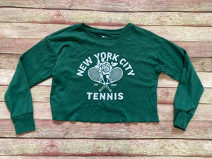 Crop Top NYC Tennis Top, M(7/8)
