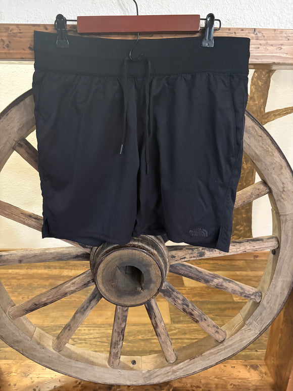 The North Face, Black Shorts, Tie Waist, Front Pockets, L