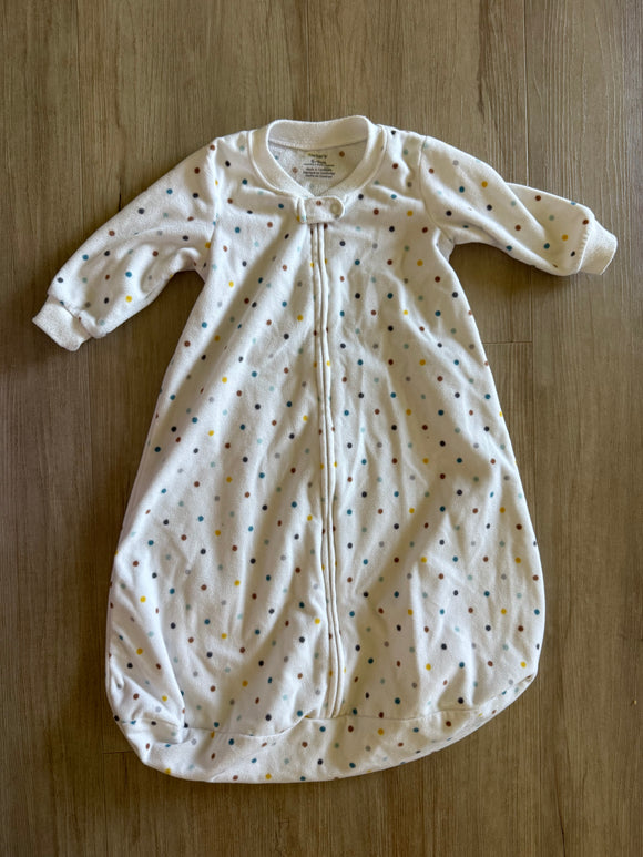 Carter's Fleece Polka Dot Sleep Gown, 6-9M