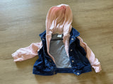 Okie Dokie Pink/Denim Jacket, 12M