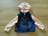 Okie Dokie Pink/Denim Jacket, 12M
