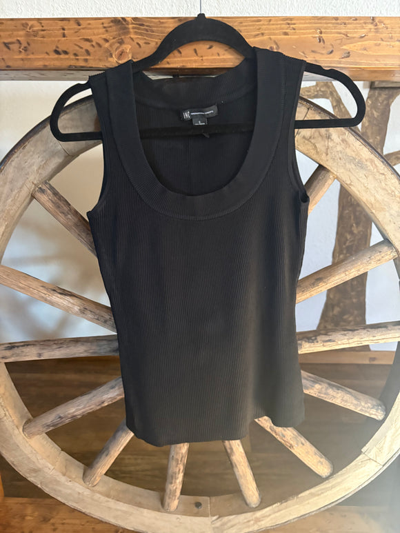I-N-C International Concepts, Sleeveless Black shirt, Round Neck, Pull Over, S