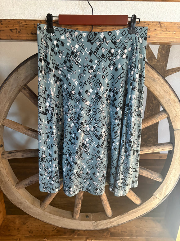 Attention, Loose Fit Skirt, Elastic Waist, S