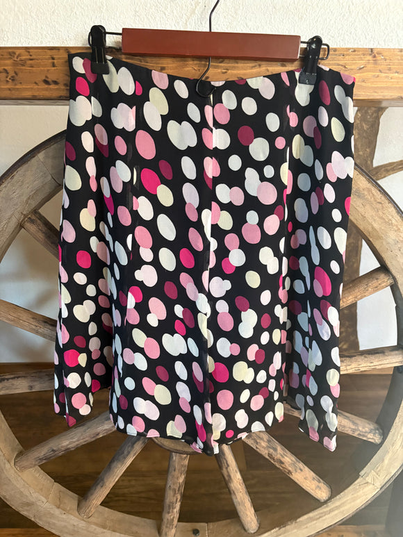 Express, Lined Skirt, Zipper Back, Polka Dots, 4