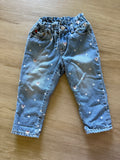 Disney Baby Gap Minnie Mouse Fleece Lined Just Like Mom Jeans, 2T