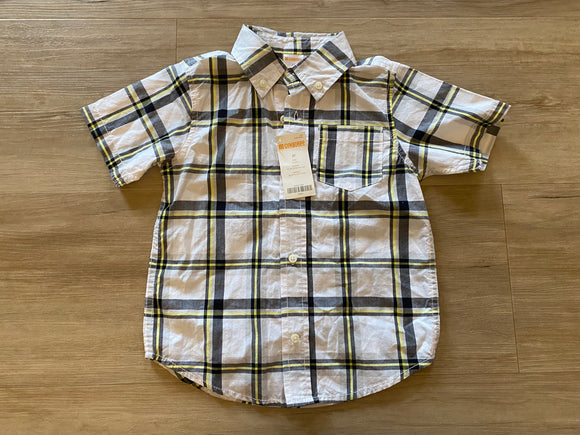 NWT Gymboree Plaid Button Down, 2T