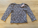 Cherokee Grey Bow Long Sleeve, 3T