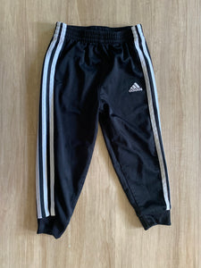 Adidas Black/White Sweatpants, 3T