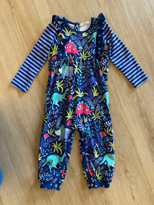 Little Millie Boutique Dinosaur Romper, 24M