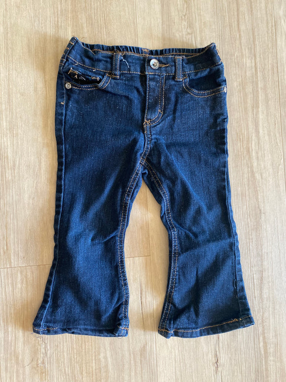 Jordache Sparkly Flare Jeans, 24M