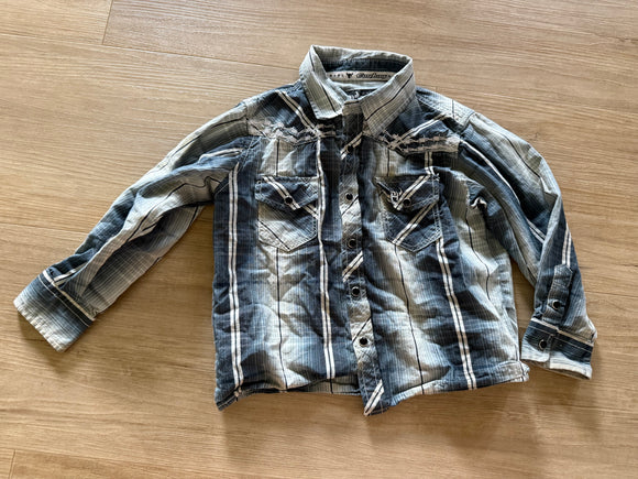 Cowboy Hardware Pearl Snap Button Down, 3T