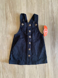 Wonder Nation Black Skirt Overalls, NWT 12M, 3T & 5T