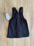 Wonder Nation Black Skirt Overalls, NWT 12M, 3T & 5T