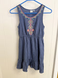 Mudd Embroidered, Blue Dress, 8