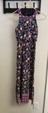 Three Pink Hearts Navy, Floral Dress, 10