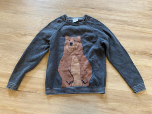 Hanna Andersson Wool Blend Bear Sweater, 150 (12)