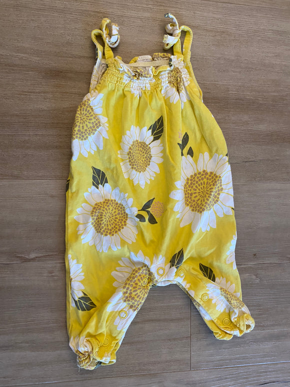 Carter's Yellow, Daisy Jumpsuit, NB