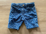 Gum Balls Heart Denim Bermuda Shorts, 12M