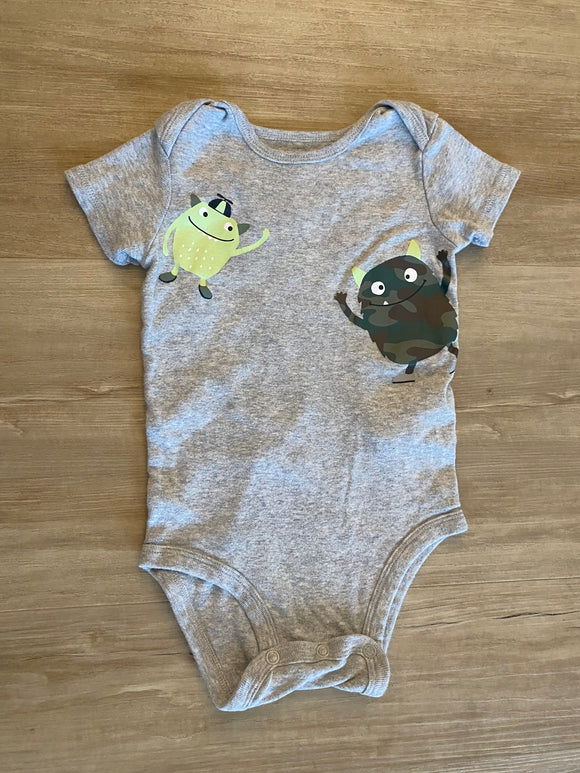 Carter's Monster Onesie, 12M