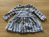 Carter's Striped Side Button Dress, 6M