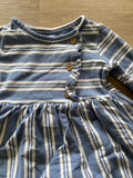 Carter's Striped Side Button Dress, 6M