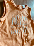 starting out 'hello world' Bodysuit, 6M