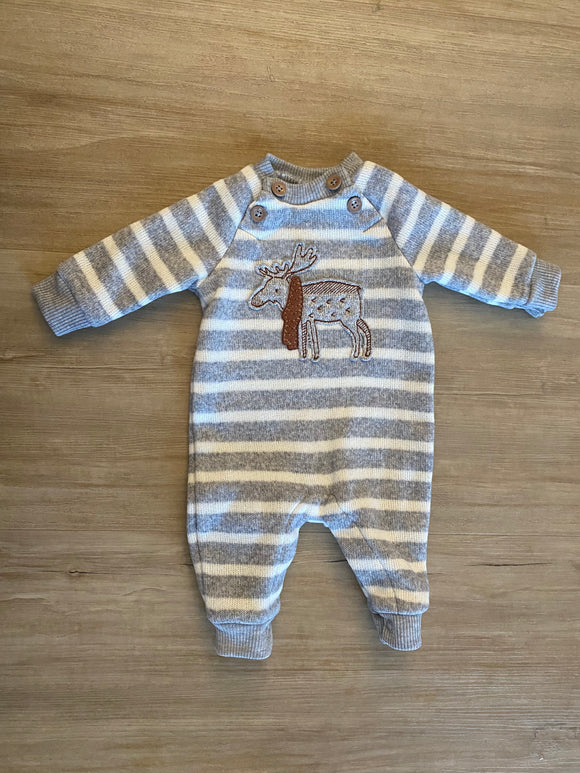 Carter's Moose Knitted Sweater Bodysuit, NB