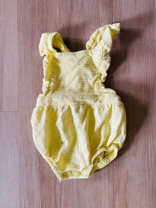 Cat & Jack Yellow Romper, 0-3M