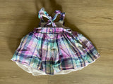 Baby B'Gosh Purple Plaid Dress, 0-3M