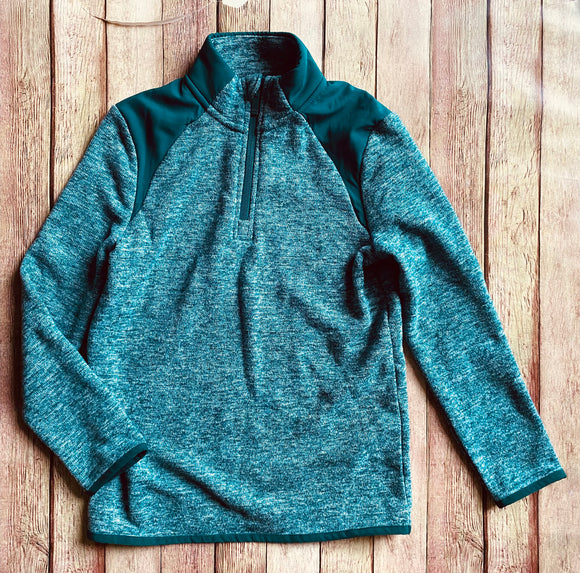 All in Motion Green 1/4 Zip Sweater, S(6/7)