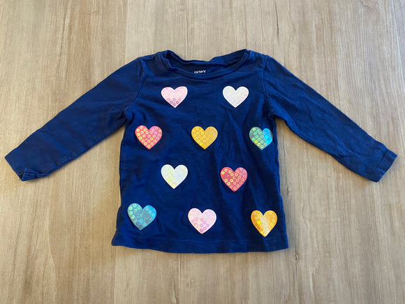 Carter's Heart Sequence Long Sleeve, 18M