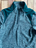 All in Motion Green 1/4 Zip Sweater, S(6/7)